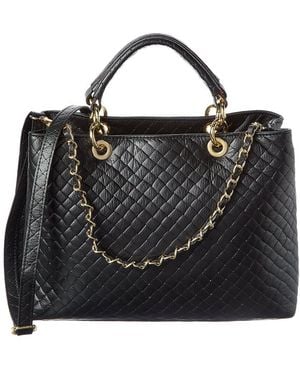 Isabella Rossetti Elspeth Leather Handbag - Black