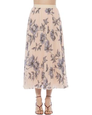 Alexia Admor Kesia A-Line Skirt - Natural