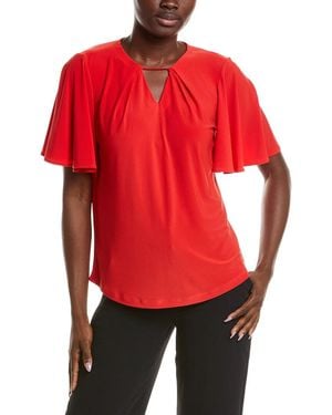 Anne Klein Solid Top - Red