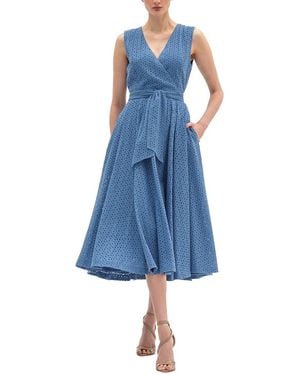 BGL Sleeveless Midi Dress - Blue
