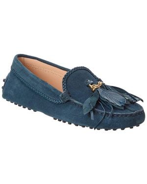Tod's Suede Loafer - Blue