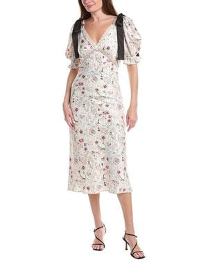 En Saison Dinner Party Midi Dress - White