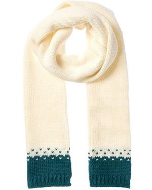 Portolano Colorblocked Wool-blend Beanie - Green