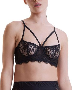 Hanky Panky Eyelash Underwire Bra - Black