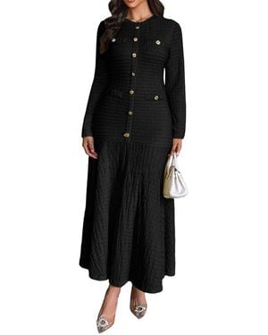 Luna Tuccini Dress - Black