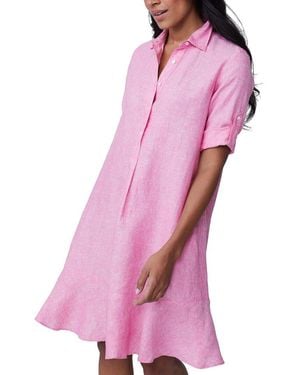 J.McLaughlin Wellesley Linen Dress - Pink
