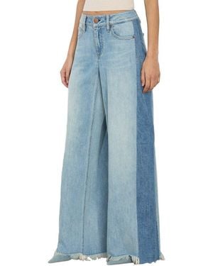 Alice + Olivia Stu Baggy Fit Jean - Blue