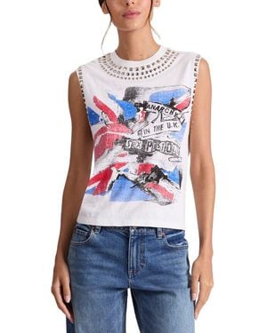 Alice + Olivia Micah Tank - White