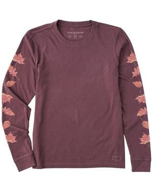 Life Is Good. Crusher T-Shirt - Purple