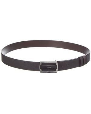 Bally Fabazia 35 Reversible & Adjustable Leather Belt - Black