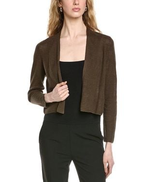 Eileen Fisher Linen-Blend Cardigan - Black