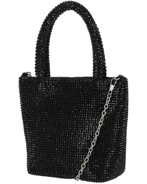Jessica Mcclintock Chase Mesh Handle Clutch - Black