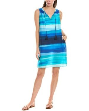 Tommy Bahama Azul Wave Stripe Shift Dress - Blue