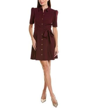 Eliza J Shirtdress - Red