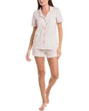 Bedhead 2Pc Short Pyjama Set - White