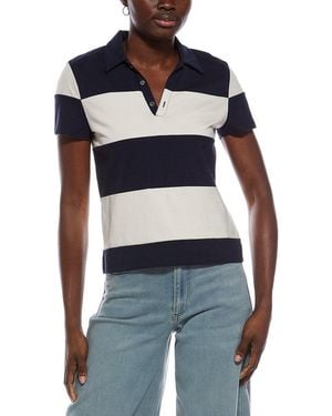 Madewell Pieced Squid Polo Shirt - Blue