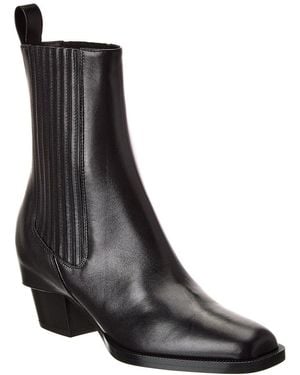 Fendi Leather Bootie - Black