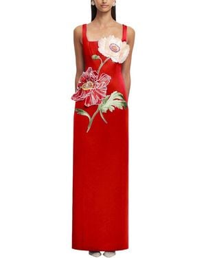Amanda Royal Maxi Dress - Red