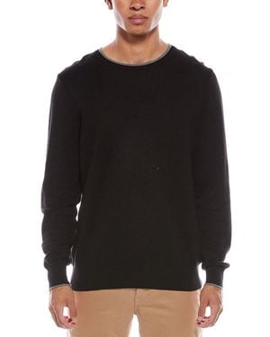 Tailorbyrd Fine Knit Crewneck Jumper - Black