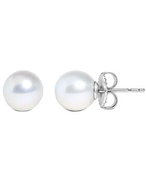 Haus of Brilliance 14K Stud Earrings - White