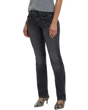 NYDJ Marilyn Gloomy Marais Straight Leg Jean - Black