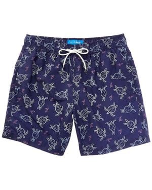 Blue Wave Swim Short - Blue