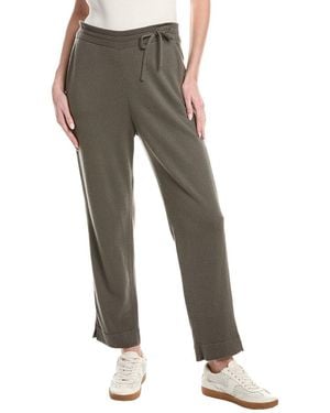 Akris Knit Cashmere-Blend Pant - Gray