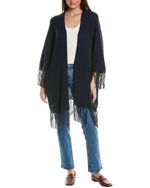 Autumn Cashmere Fringe Cashmere Shawl - Black
