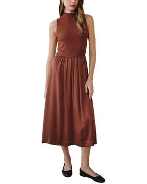 Bella Dahl Midi Dress - Red