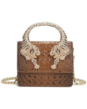 Tiffany & Fred Paris Leather Shoulder Bag - Brown