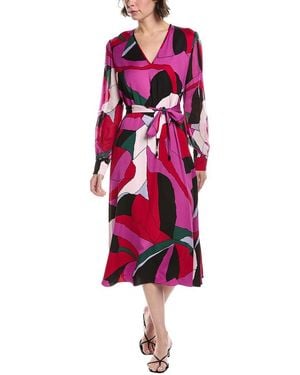 Diane von Furstenberg Abel Midi Dress - Red