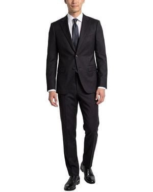 Canali 2Pc Wool & Mohair-Blend Suit - Black