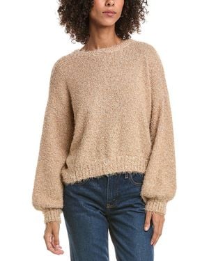 Saltwater Luxe Eyelash Fringe Sweater - Blue