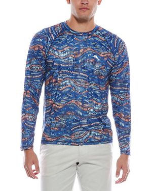 Tommy Bahama Monte Rio Geo Rashguard - Blue