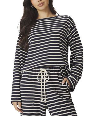 Splendid Livie Stripe Pullover - Blue