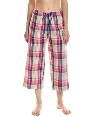 Hue Seersucker Pyjama Capri - Pink
