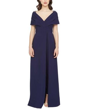 Kay Unger Irelyn Walk Thru Jumpsuit - Blue