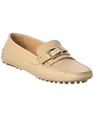 Sergio Rossi Nora Leather Loafer - White