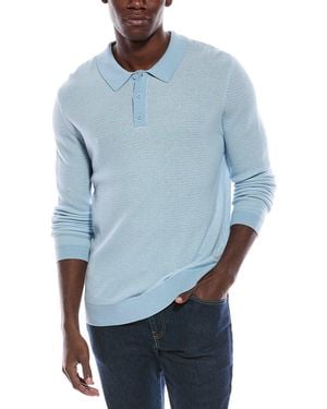 Onia Textured Polo Shirt - Blue