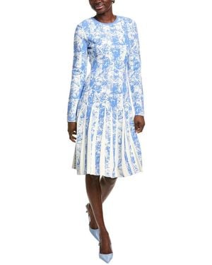 Lela Rose Mini Dress - Blue