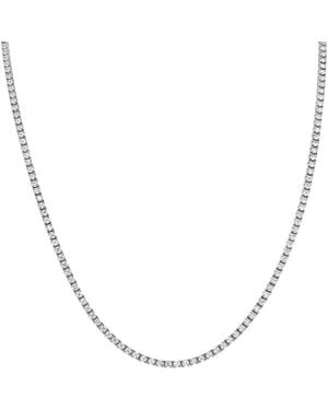 Forever Creations USA Inc. Forever Creations 14K 4.00 Ct. Tw. Diamond Tennis Necklace - Metallic