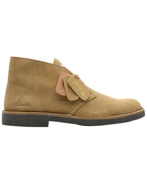 Clarks Desert Evo Suede Boot - Natural