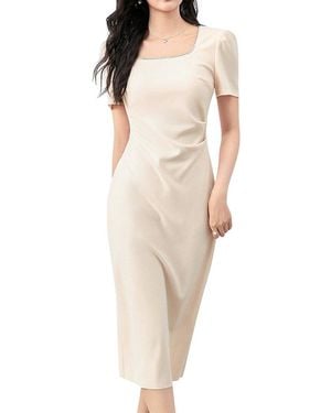 Monique Lagarde Midi Dress - Natural