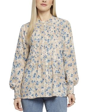 NYDJ Peasant Blouse - Gray