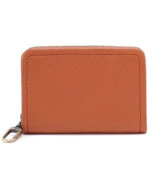 Hobo International Cass Leather Card Case - Orange