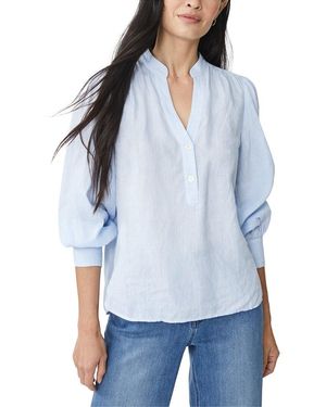 J.McLaughlin Linen Rashell Blouse - Blue