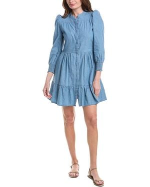 Sail To Sable Mini Dress - Blue