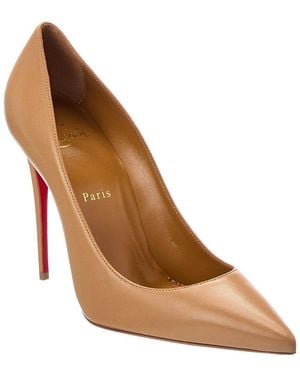 Christian Louboutin 100 Leather Pump - Brown