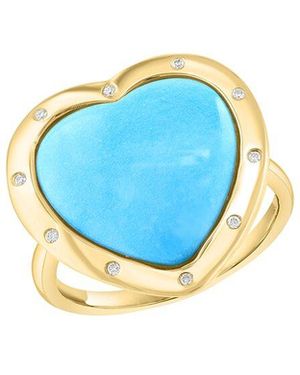 Effy Fine Jewelry 14K Over 4.93 Ct. Tw. Diamond & Ring - Blue