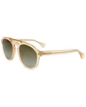 Linda Farrow Dries Van Noten By Linda Farrow Dvn55 50Mm Sunglasses - Metallic